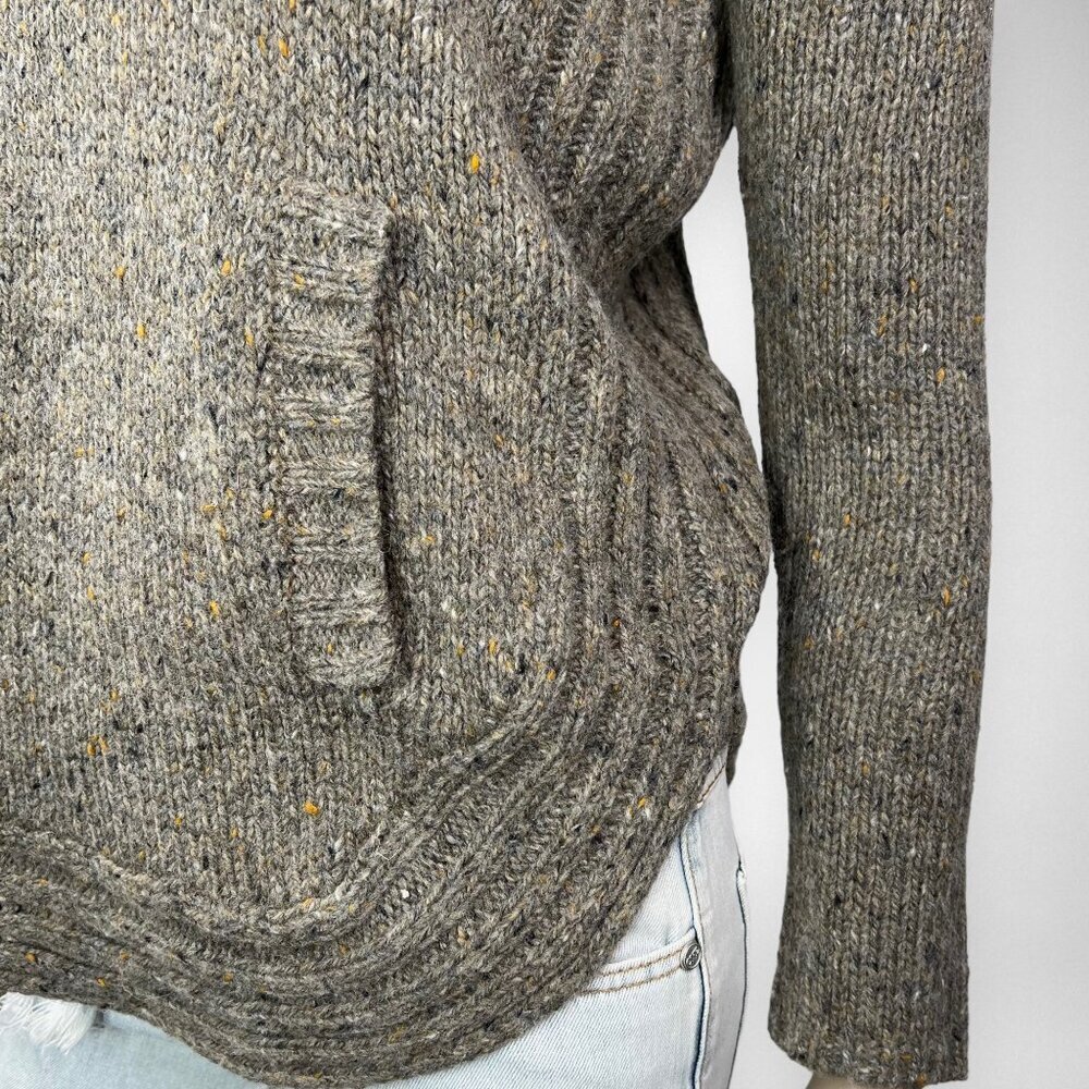 CYNTHIA ROWLEY Wool Blend Turtleneck Sweater with Pockets XS - Picture 6 of 6